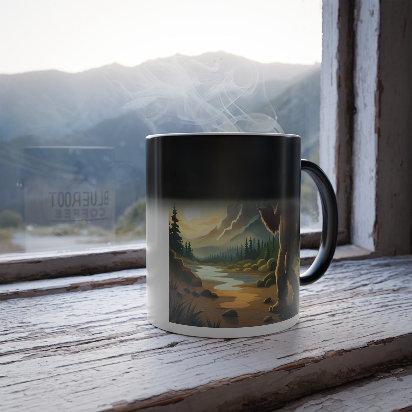 SASQUATCH JOE, Color Changing Mug, 11oz