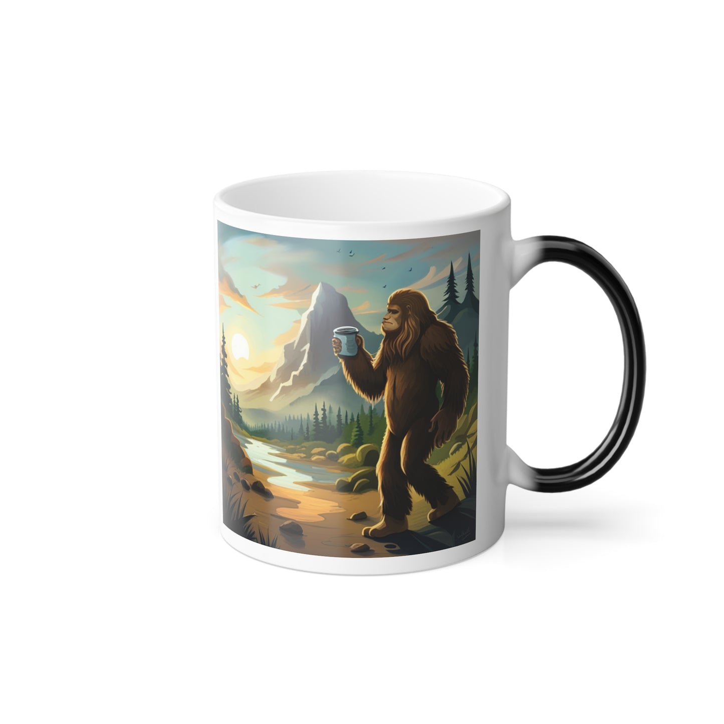 SASQUATCH JOE, Color Changing Mug, 11oz
