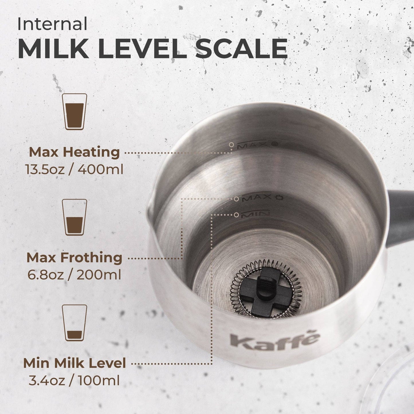 Pour-in Premium Milk Frother w/ Digital Screen